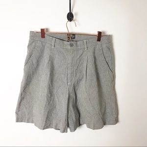 Vintage | 90’s Plaid High Waisted Mom Shorts 34